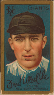 Fred Merkle's Baseball Card